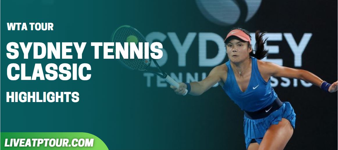 Sydney Tennis Classic 2022 Women QF 2 Highlights